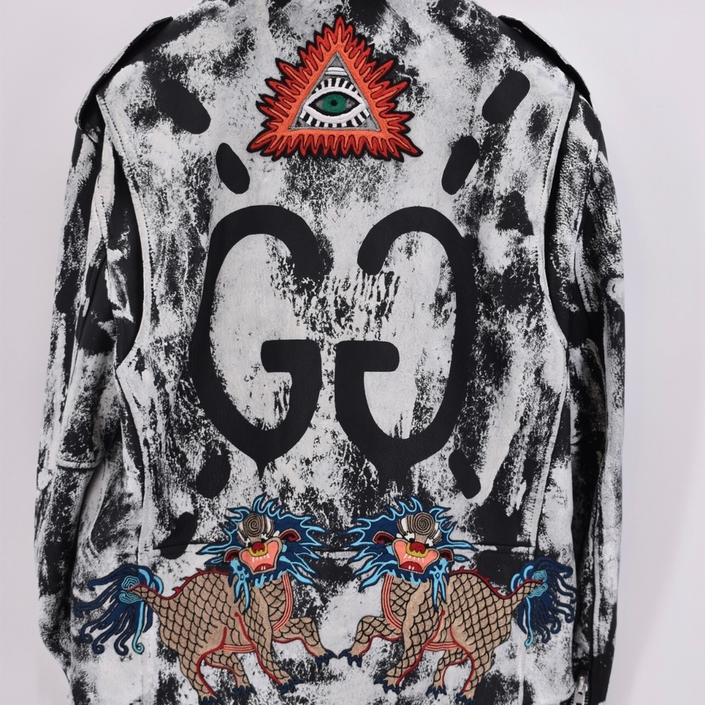 Gucci Ghost One Of One Custom Leather Jacket